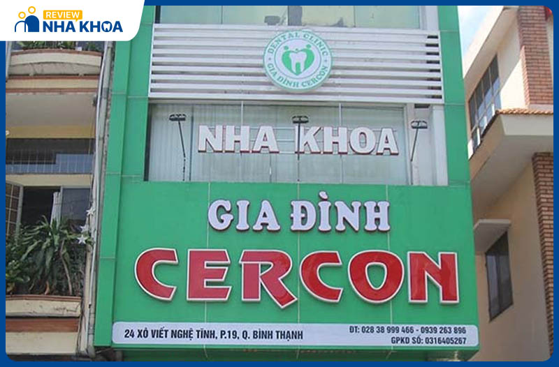 Nha khoa gia đình Cercon chú trọng đầu tư máy móc tối tân, không gian rộng lớn, tiện nghi