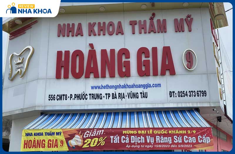 Nha khoa Hoàng Gia là địa chỉ chăm sóc răng miệng uy tín tại Bà Rịa