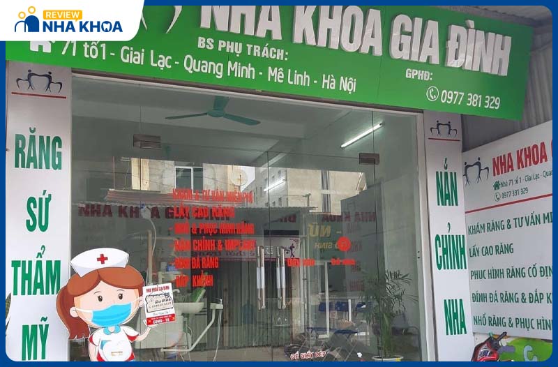 Nha khoa Gia Đình Mê Linh được nhiều khách hàng lựa chọn