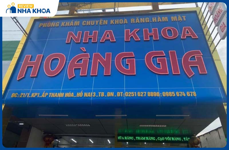 Nha khoa Hoàng Gia nằm ở vị trí đắc địa tại Trảng Bom