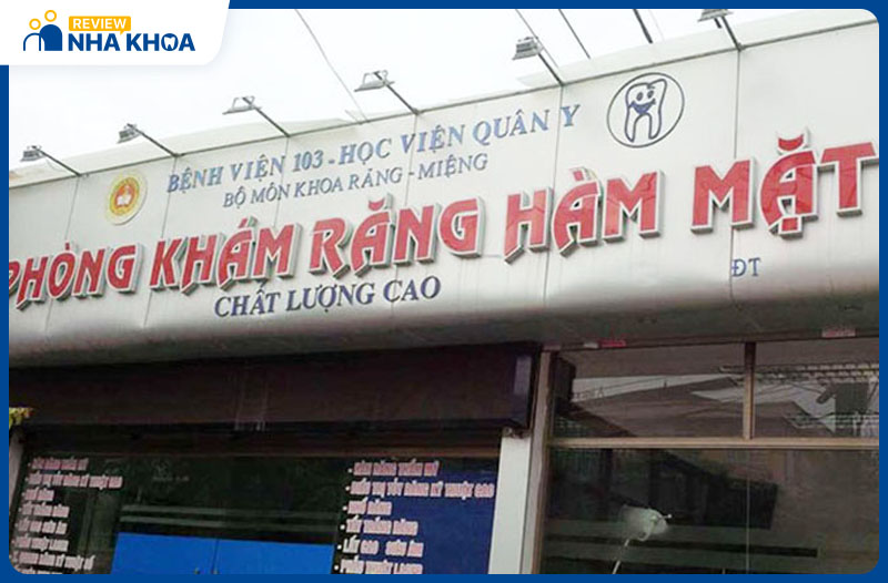 Phòng khám Răng Hàm Mặt - Bệnh viện 103 hàn trám răng nhanh chóng và đảm bảo đạt hiệu quả tối đa