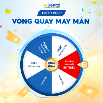 Vòng quay may mắn trị giá lên đến 50 triệu đồng