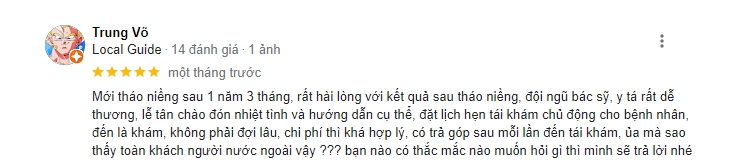 Đánh giá của khách hàng