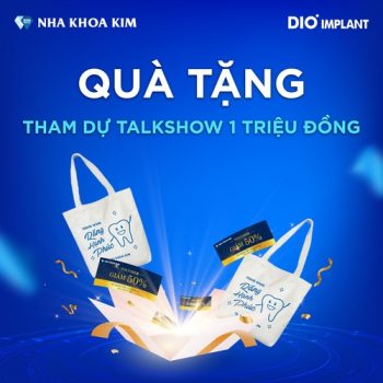 Nhận voucher chăm sóc răng miệng trị giá 1 triệu đồng