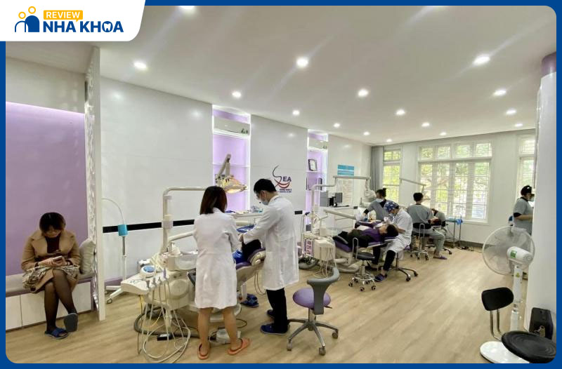 Nha Khoa SEA Dental có không gian phòng khám rộng rãi