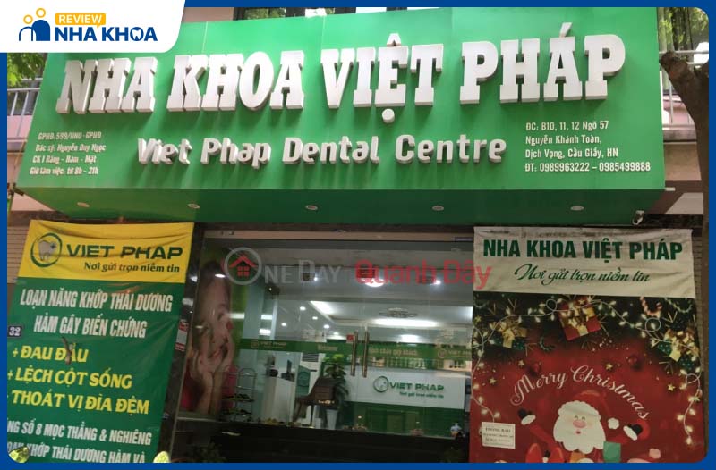 Nha khoa Việt Pháp là nha khoa Nguyễn Khánh Toàn chất lượng