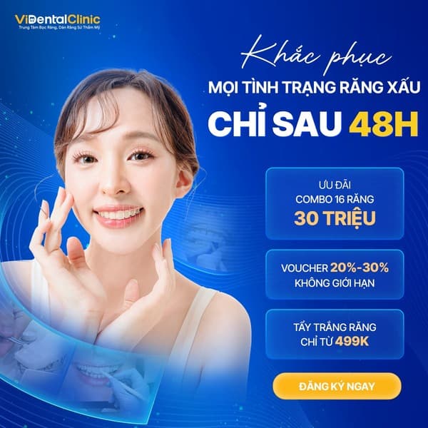 Những ưu đãi hấp dẫn từ chương trình của ViDental Clinic