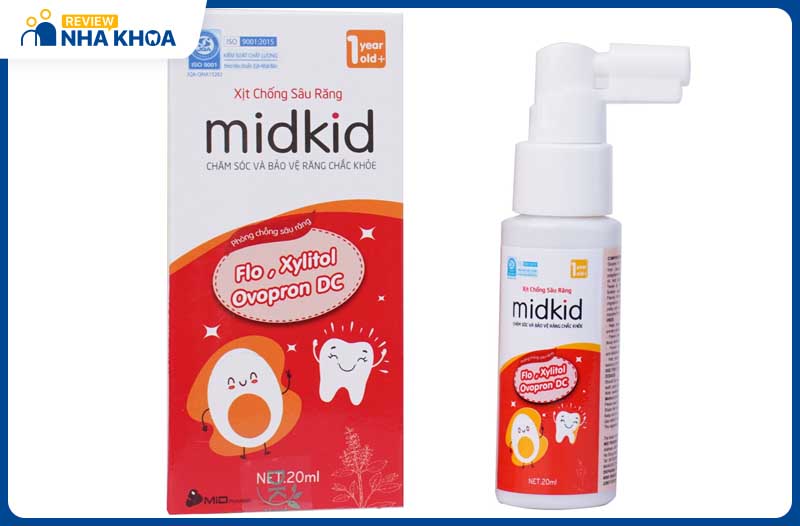 Xịt chống sâu răng Midkid chất lượng cao