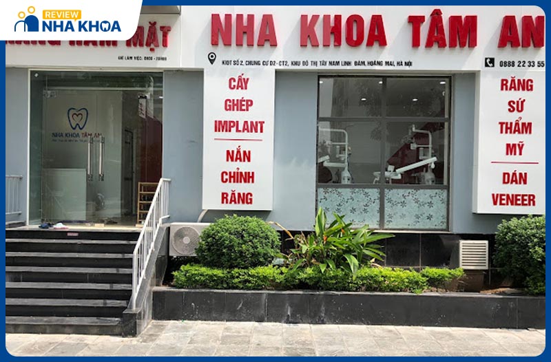 Nha Khoa Tâm An cung cấp các dịch vụ chăm sóc răng miệng chất lượng cao