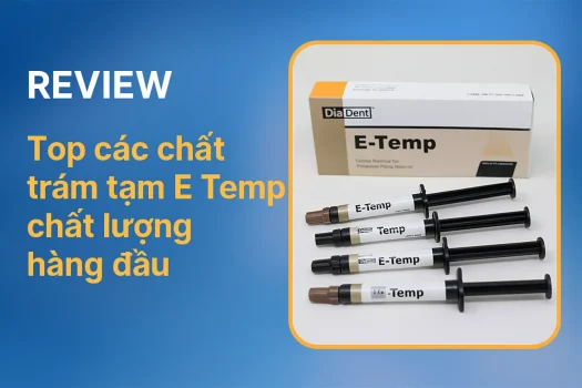 Top các chất trám tạm E Temp chất lượng hàng đầu